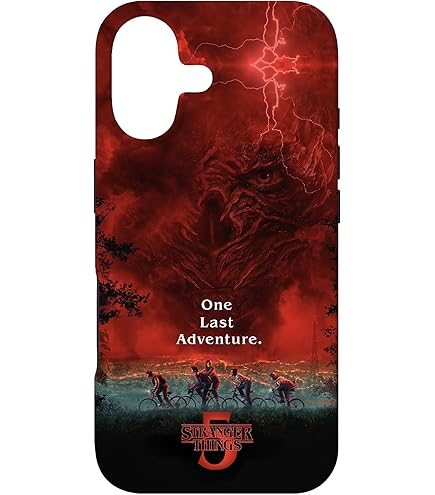 Amazon.com: Stranger Things Red Bold Logo Case for iPhone 17